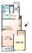 メリディオさくらⅠの間取図