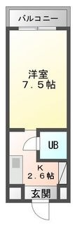 せのがわコーポ2の間取図