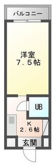 せのがわコーポ2の間取図