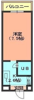 せのがわコーポ2の間取図