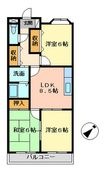 メープルコートの間取図