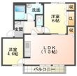 広島市安芸区中野東1丁目の間取図