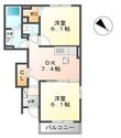 プロムナード瀬野A棟の間取図