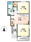 ラ・リューアBの間取図