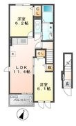 ブリーズ鴻の間取図
