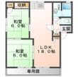 コーポNの間取図
