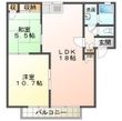 コーポNの間取図