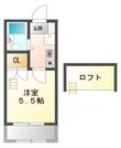 中央東町ハイツの間取図