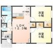エクセレント朝日ヶ丘の間取図