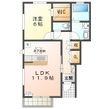 ルミウスB棟の間取図