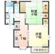 レジデンス北栗林の間取図