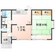矢中貸家の間取図