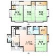 多賀貸家の間取図
