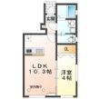 Crest尼沼A棟の間取図