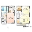 ハピネス多賀貸家の間取図