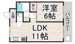 尼崎市武庫之荘８丁目の間取図