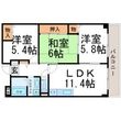 ルシェール立花の間取図