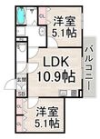 クリエオーレ北伊丹の間取図