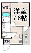 フジパレス神田南通Ⅰ番館の間取図