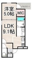 フジパレス神田南通Ⅰ番館の間取図