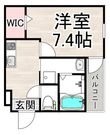 フジパレス神田南通Ⅱ番館の間取図