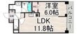 レジス城ノ堀の間取図