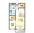 キャトル・セゾン駅前の間取図