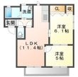 シャーメゾン鈴木の間取図