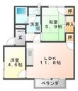 写真：フレグランスいしや1階の間取図