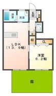シャーメゾン・トレニアⅡの間取図