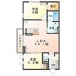 新居浜市久保田町3丁目の間取図