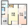 久保田町3-4-21 貸家の間取図