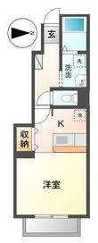 写真：バリオン1階の間取図