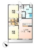 コーンハイツⅡの間取図