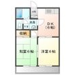 サンハイツ白萩の間取図