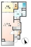ラ・ジュネスデ東雲 Bの間取図