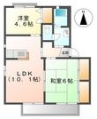 シャーメゾンJINNOの間取図