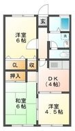 エスポワールの間取図