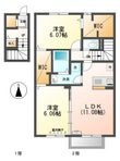 D-room沢津の間取図