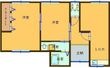 河内町貸家の間取図