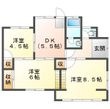 久保田町1丁目貸家の間取図