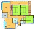 横水町貸家の間取図