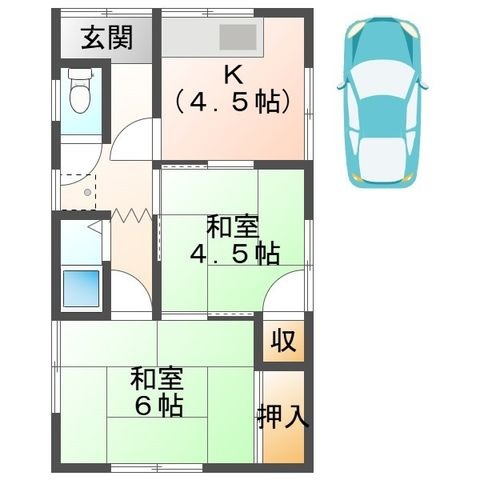 拡大写真:中町N氏一戸建 1の間取り