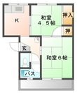山田コーポの間取図