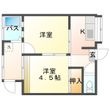 第一林アパートの間取図