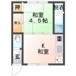 木曽アパートの間取図
