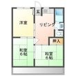 角屋ハイツの間取図