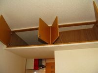 上部収納もついてます