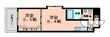 福岡市博多区住吉４丁目の間取図