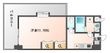 福岡市博多区中洲5丁目の間取図